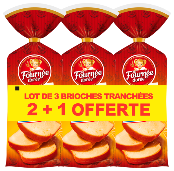 BRIOCHES TRANCHÉES À LA CRÈME FRAICHE
