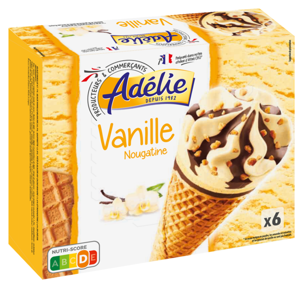 CÔNES GLACÉS VANILLE NOUGATINE X6
Intermarché Découvrez nos offres