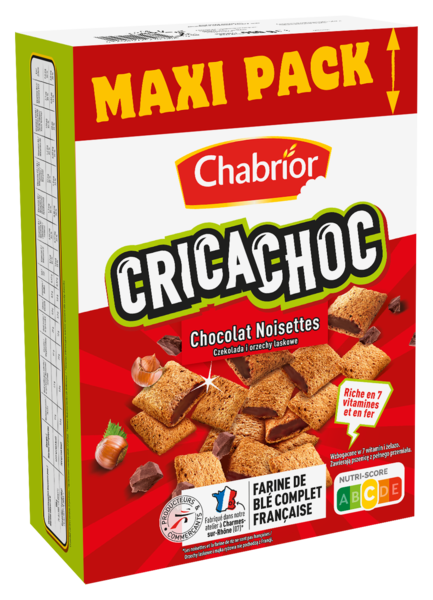 CÉRÉALES CRICA CHOC' CHOCOLAT NOISETTES

