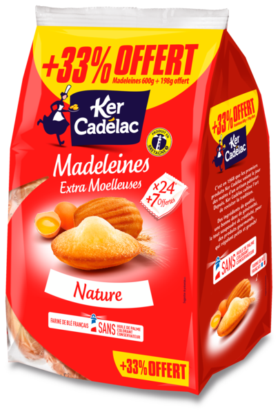 MADELEINES EXTRA MOELLEUSES KER CADELAC Intermarché Découvrez nos offres