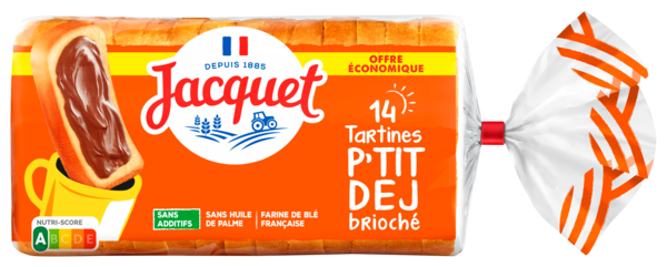 TARTINE P'TIT DEJ BRIOCHÉ
