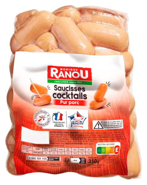 SAUCISSES FUMÉES COCKTAILS
Intermarché Toutes et tous unis contre la vie chère