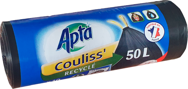 SAC POUBELLE LIEN COULISSANT 10X50L
