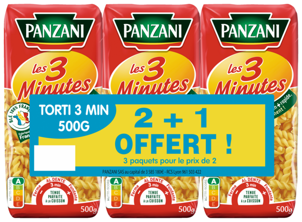 PÂTES CUISSON RAPIDE TORTI
Intermarché Toutes et tous unis contre la vie chère
