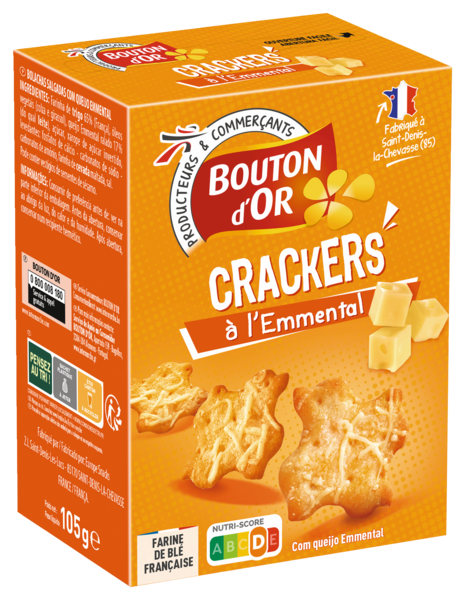 CRACKERS À L'EMMENTAL
Intermarché Toutes et tous unis contre la vie chère
