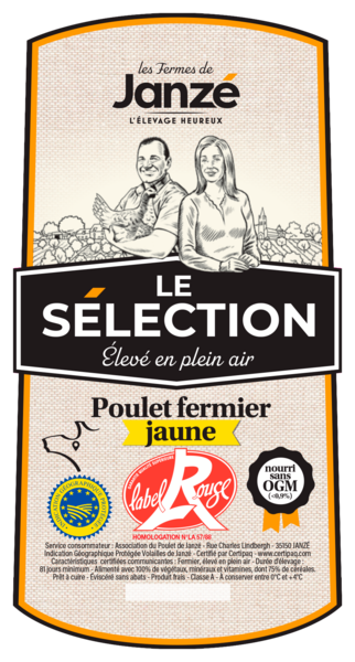 POULET FERMIER LABEL ROUGE IGP Intermarché Toutes et tous unis contre la vie chère