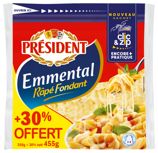 EMMENTAL RÂPÉ FONDANT
Intermarché Toutes et tous unis contre la vie chère