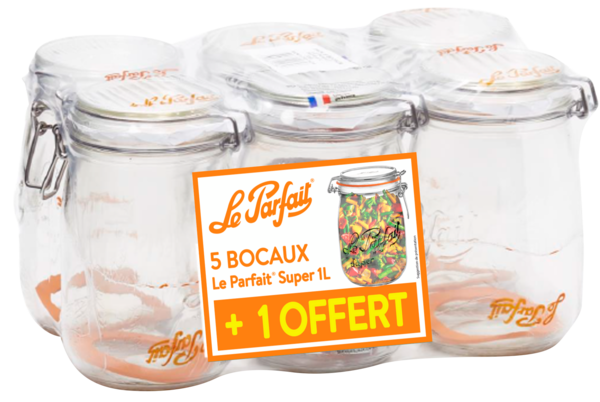LOT DE 6 BOCAUX
Intermarché Toutes et tous unis contre la vie chère