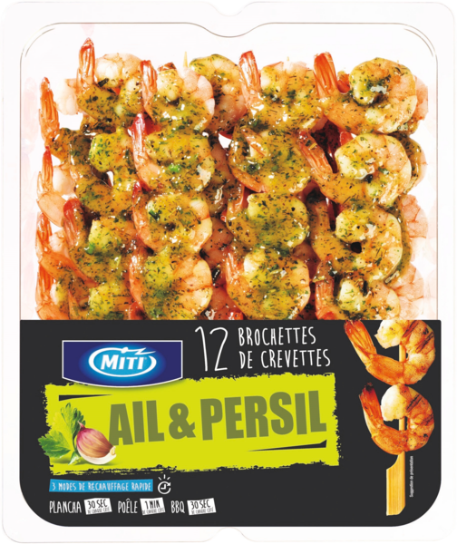 BROCHETTES DE CREVETTES AIL PERSIL
Intermarché Toutes et tous unis contre la vie chère