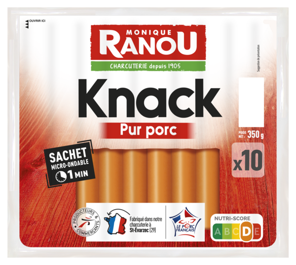 KNACK 100 % PUR PORC
(1) Intermarché Toutes et tous unis contre la vie chère