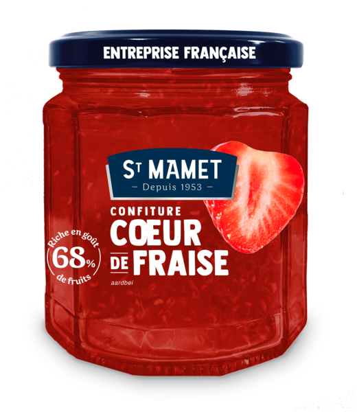 CONFITURE CŒUR DE FRAISE 
