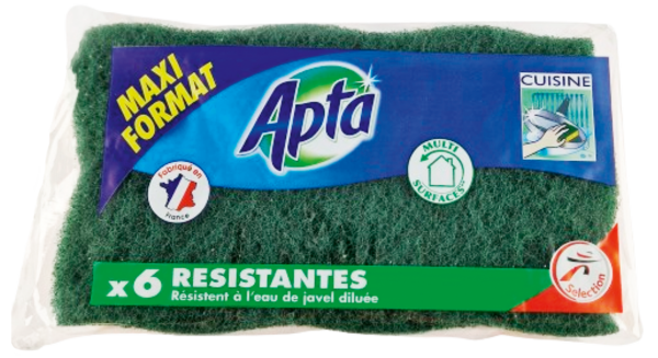 6 EPONGES GRATTANTES VERTES
Intermarché Toutes et tous unis contre la vie chère