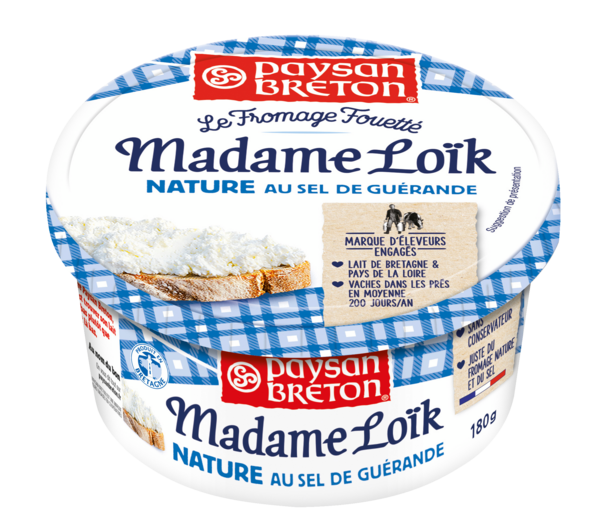 LE FROMAGE FOUETTÉ MADAME LOÏK NATURE AU SEL DE GUÉRANDE
Intermarché Toutes et tous unis contre la vie chère