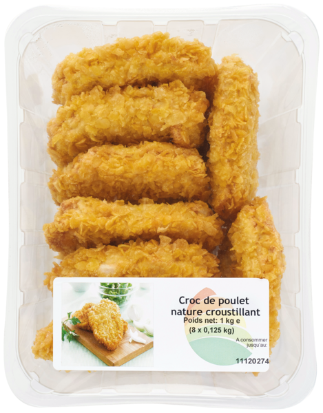 CROC DE POULET NATURE CROUSTILLANT Intermarché Toutes et tous unis contre la vie chère