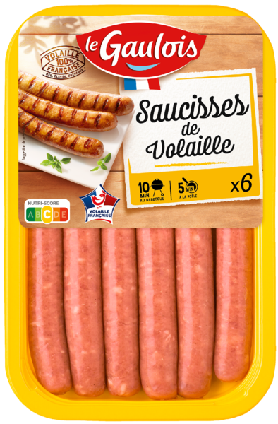 SAUCISSE DE VOLAILLE NATURE X6
Intermarché Toutes et tous unis contre la vie chère