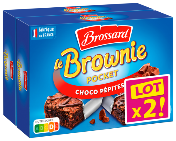 LE BROWNIE POCKET  CHOCO PÉPITES
