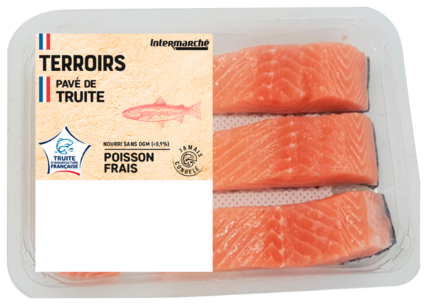 4 PAVÉS DE TRUITE SANS ARÊTES PAF
