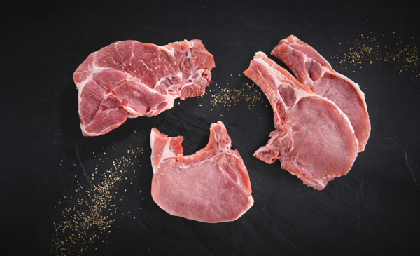 CÔTE DE PORC (ÉCHINE, CARRÉ, FILET) 
