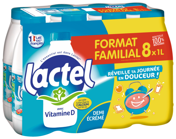 LAIT UHT DEMI-ÉCRÉMÉ
Intermarché Toutes et tous unis contre la vie chère