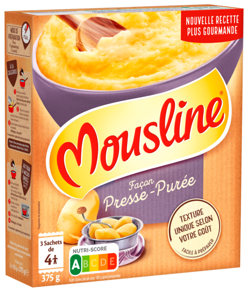 PURÉE EN FLOCONS FAÇON PRESSE PURÉE
