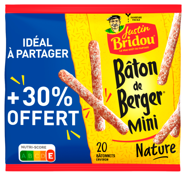 BÂTON DE BERGER MINI NATURE
Intermarché Toutes et tous unis contre la vie chère