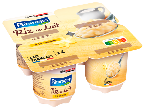 RIZ AU LAIT SAVEUR VANILLE
Intermarché Toutes et tous unis contre la vie chère