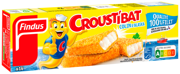 CROUSTIBAT BÂTONNETS DE FILETS DE COLIN D'ALASKA MSC PANÉS SURGELÉS
Intermarché Toutes et tous unis contre la vie chère