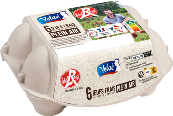 6 ŒUFS FRAIS PLEIN AIR LABEL ROUGE
Intermarché Toutes et tous unis contre la vie chère
