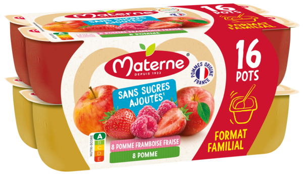 COUPELLES SANS SUCRES AJOUTÉS POMME, POMME FRAMBOISE FRAISE
Intermarché Toutes et tous unis contre la vie chère