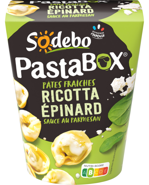PASTABOX TORTELLINI RICOTTA ÉPINARD PARMESAN
