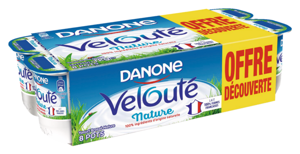 YAOURT VELOUTÉ NATURE EN OFFRE DÉCOUVERTE 
