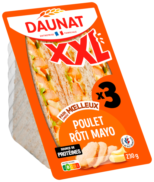 SANDWICH XXL POULET RÔTI MAYONNAISE
Intermarché Toutes et tous unis contre la vie chère
