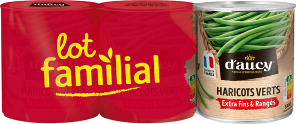 HARICOTS VERTS EXTRA-FINS RANGÉS
                                
