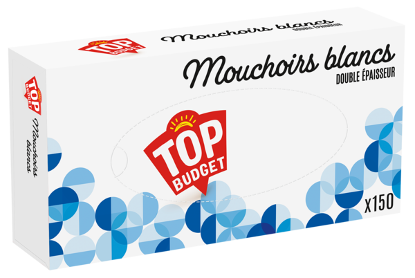 BOITE MOUCHOIRS X 150 
