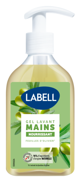 GEL LAVANT FEUILLES D'OLIVIER
