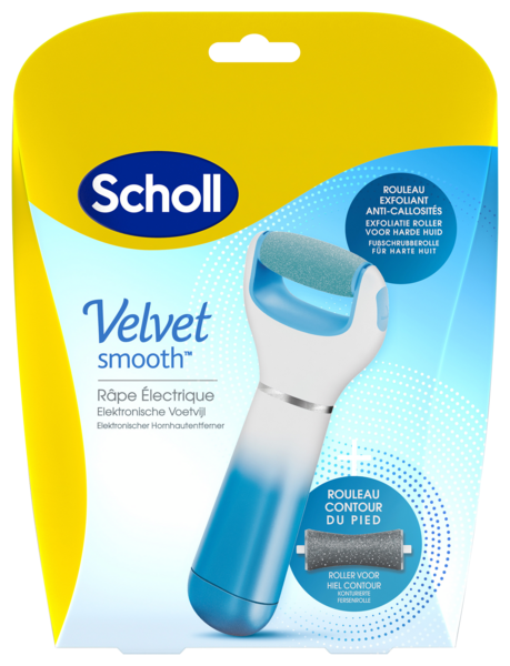 RÂPE ÉLECTRIQUE VELVET SMOOTH + RECHARGE CONTOUR DU PIED

