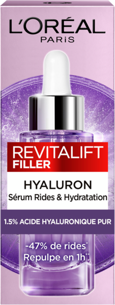 SÉRUM ANTI-RIDES ET HYDRATATION ACIDE HYALURONIQUE PUR
REVITALIFT