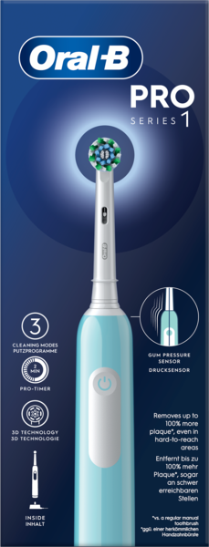 BROSSE À DENTS ÉLECTRIQUE PRO SÉRIES 1 NETTOYAGE 3D BLUE CROSS ACTION
