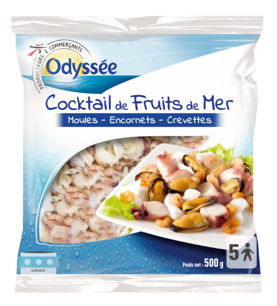 COCKTAIL DE FRUITS DE MER SURGELÉ 
                                