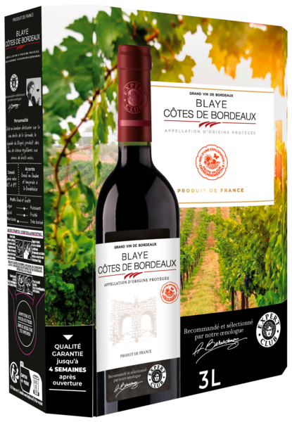 AOP CÔTES DE BORDEAUX BLAYE  ROUGE
