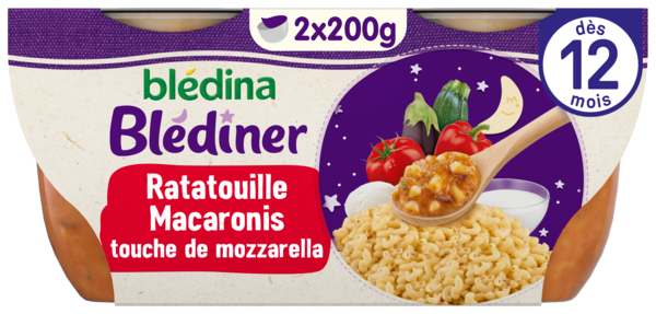 BLÉDÎNER BOL                                                                                         RATATOUILLE MACARONI MOZZARELLA
