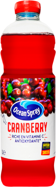 BOISSON AU JUS DE CRANBERRY
