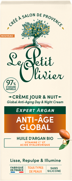 CRÈME JOUR & NUIT ANTI-ÂGE HUILE D'ARGAN
