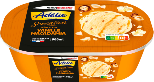 BAC GLACÉ VANILLE MACADAMIA
                                