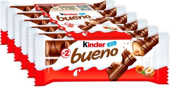 BARRE CHOCOLATÉE BUENO CHOCOLAT AU LAIT
