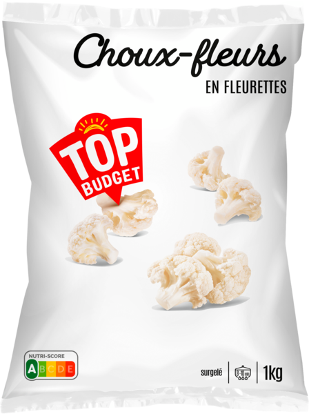 CHOUX-FLEURS EN FLEURETTES SURGELÉS 
