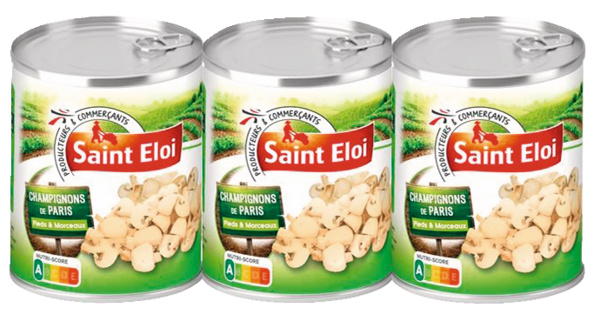 CHAMPIGNONS DE PARIS PIEDS & MORCEAUX
