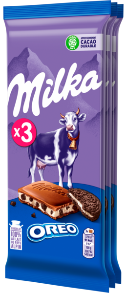 TABLETTES DE CHOCOLAT OREO

