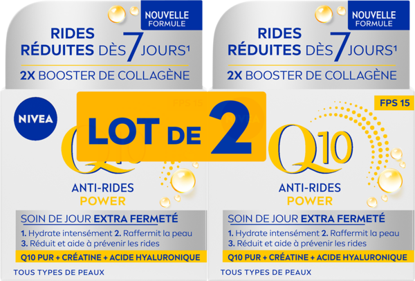 SOINS VISAGE JOUR  ANTI-RIDES EXTRA FERMETÉ Q10 POWER FPS15
