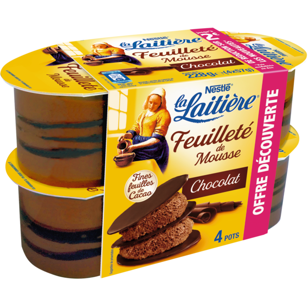 FEUILLETÉ DE MOUSSE EN OFFRE DÉCOUVERTE CHOCOLAT

